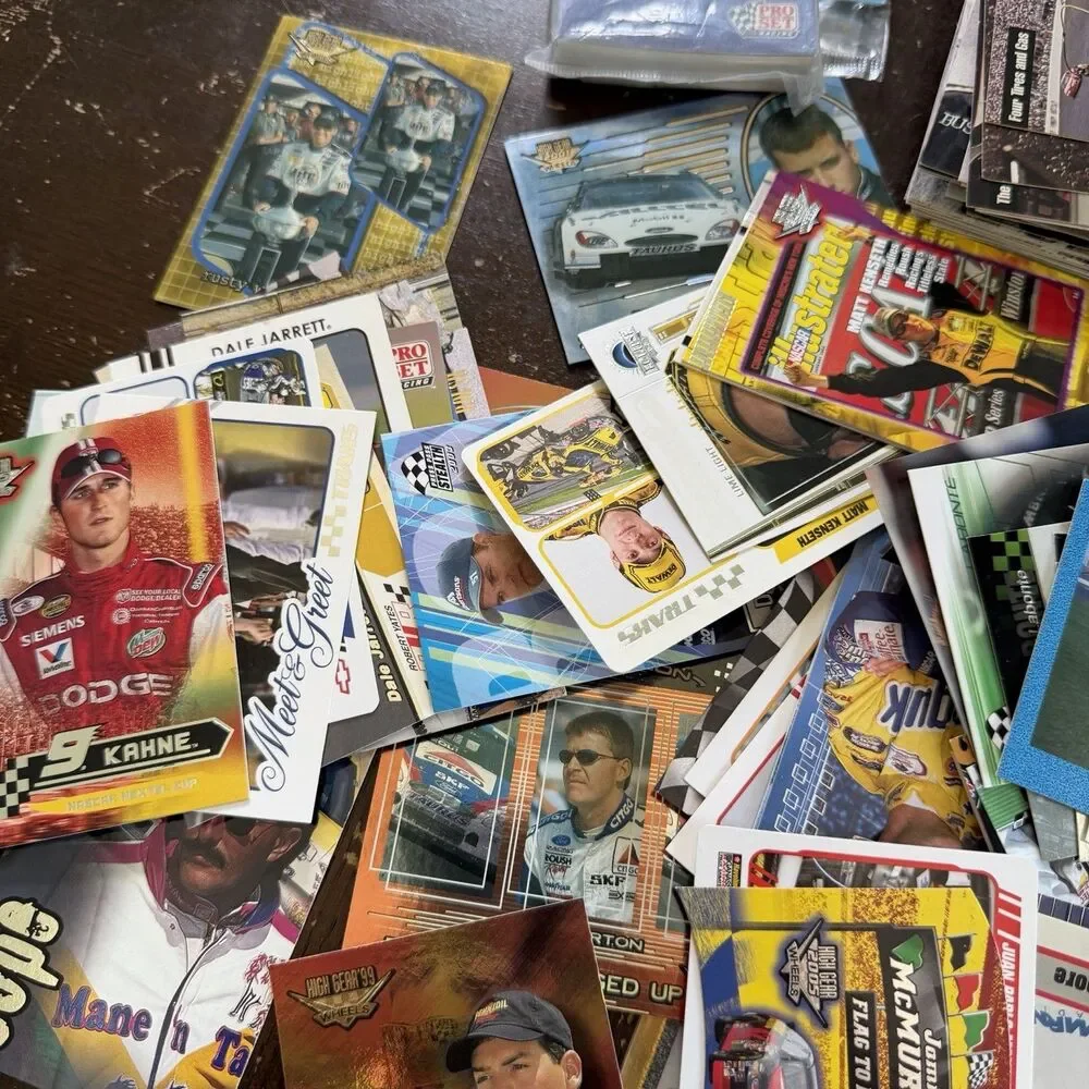 400 Vintage NASCAR Cards Lot Richard Petty Dale Jarrett Rusty Wallace Kenseth